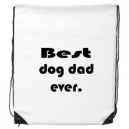 Dıythinker Best Dog Dad Ever Festival Fermuarlı Sırt Çantası