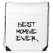 Dıythinker Best Mombie Ever Kelime Sözleri Aile Bless İpli Sırt Çantası