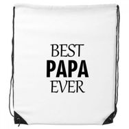 Dıythinker Best Papa Ever Alıntı Babalar Günü İpli Sırt Çantası