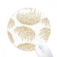 Dıythinker Beyaz Japon Kültürü Sonbahar Baskılı Yuvarlak Kaymaz Kauçuk Mouse Pad