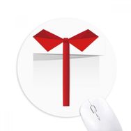 Dıythinker Beyaz Soyut Noelsi Origami Baskılı Yuvarlak Kaymaz Kauçuk Mouse Pad