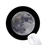 Dıythinker Big Moon Karanlık Gece Gökyüzü Baskılı Yuvarlak Kaymaz Kauçuk Mouse Pad
