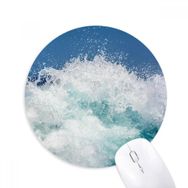 Dıythinker Bilim Doğa Okyanus Su Deniz Dalgalı Resim Baskılı Yuvarlak Kaymaz Kauçuk Mouse Pad