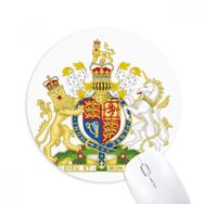 Dıythinker Birleşik Krallık Avrupa Ulusal Amblem Baskılı Yuvarlak Kaymaz Kauçuk Mouse Pad