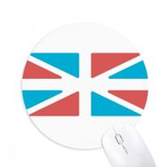 Dıythinker Birleşik Krallık Bayrağı Retro Stil Baskılı Yuvarlak Kaymaz Kauçuk Mouse Pad