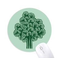 Dıythinker Bitkiler Çiçekler Ağaçlar Yapraklar Baskılı Yuvarlak Kaymaz Kauçuk Mouse Pad
