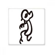 Dıythinker Bones Yazıları Çin Zodyak Maymun Seramik 10x10 cm Seramik Karo