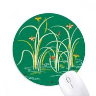 Dıythinker Boyama Yeşil Kültür Su Baskılı Yuvarlak Kaymaz Kauçuk Mouse Pad