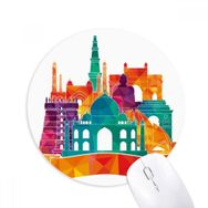 Dıythinker Budizm Budist Mimarisi Kent Simgesi Baskılı Yuvarlak Kaymaz Kauçuk Mouse Pad