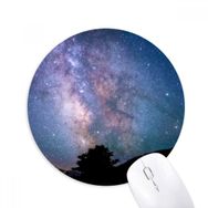 Dıythinker Bulutsusu Karanlık Yıldızlar Galaksi Baskılı Yuvarlak Kaymaz Kauçuk Mouse Pad