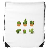 Dıythinker Cactus Succulents Saksı Bitkisi İllüstrasyon Sırt Çantası