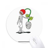 Dıythinker Cadılar Bayramı Dekapitasyonlu Hayalet Horus Baskılı Yuvarlak Kaymaz Kauçuk Mouse Pad