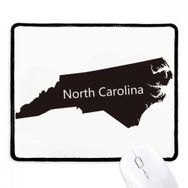 Dıythinker Carolina Amerika Birleşik Devletleri Kuzey Haritası Siluet Kaymaz Mouse Pad