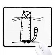 Dıythinker Cat Stripe Sit Black Line Kaymaz Siyah Başlıklı Kenarlar