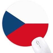 Dıythinker Çek Cumhuriyeti Ulusal Bayrak Avrupa Ülke Yuvarlak Kaymaz Kauçuk Mouse Pad