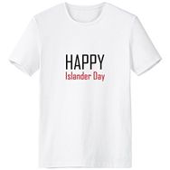 DIYthinker Celebrate Beyaz Canada Adası Günü Blessing Festival Tatil Gala Kutlama Kelimeleri Bisiklet Yaka Tişört