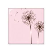 Dıythinker Çiçek Bitki Karahindiba Tohumu Parlak 10x10 cm Seramik Karo