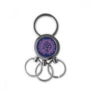 Dıythinker Çiçek Bitki Lotus Yaprağı Lotus Çiçeği Paslanmaz Çelik Metal Anahtarlık