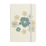 Dıythinker Çiçek Bitki Mavi Krizantem Baskılı A5 Defter