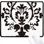 Dıythinker Çiçek Siyah Paralel Barok Sanat Desen Kaymaz Mouse Pad