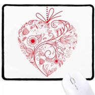 Dıythinker Çiçekler Vines Sevgililer Günü Kırmızı Kaymaz Mouse Pad