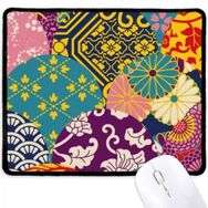 Dıythinker Çiçekler Yapraklar Çizgi Desenli Çin Japon Tarzı Kaymaz Mouse Pad
