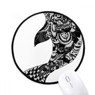 Dıythinker Çin Başyapıt Dağlar Nehirler Çizim Yuvarlak Kaymaz Mouse Pad