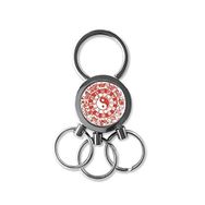 Dıythinker Çin Çin Taiji Sekiz Diyagram Yin-Yang Zodyak Geleneksel Kültür Sanat İllüstrasyon Desen Metal Anahtarlık