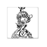 Dıythinker Çin Ejderha Kuş Hayvan Soyut Seramik 10x10 cm Seramik Karo