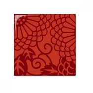 Dıythinker Çin Japon Stili Asya Çiçekleri Desenli 10x10 cm Seramik Karo