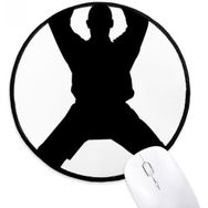 Dıythinker Çin Shaolin Kung Fu Kültür Yuvarlak Kaymaz Mouse Pad