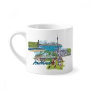 Dıythinker City Football Kırmızı Şarap Auckland Mini Kahve Kupası e