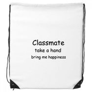 Dıythinker Classmate Take A Hand Bring Me Happiness Mezuniyet İpli Sırt Çantası