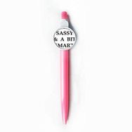 Dıythinker Classy Sassy Bit Smart Assy Tasarımı Geri Çekilebilir Mavi Tükenmez Kalem