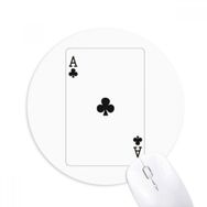 Dıythinker Club A Kartları Desenli Baskılı Yuvarlak Kaymaz Kauçuk Mouse Pad