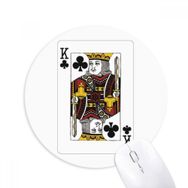 Dıythinker Club K Kartları Desenli Baskılı Yuvarlak Kaymaz Kauçuk Mouse Pad