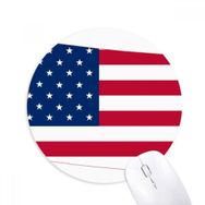 Dıythinker Colorado Amerika Haritası Yıldızlar Çizgili Bayrak Baskılı Yuvarlak Kaymaz Kauçuk Mouse Pad