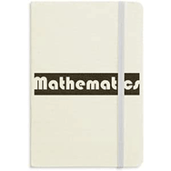 Dıythinker Course and Major Matematik Siyah Kumaş Sert Kapak A5 Defter