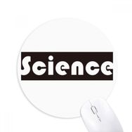 Dıythinker Course And Major Science Siyah Baskılı Yuvarlak Kaymaz Kauçuk Mouse Pad