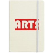 Dıythinker Course and Major Single Word Arts Kırmızı Kumaş Sert Kapak A5 Defter