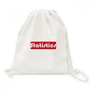 Dıythinker Course And Major Statistics Kırmızı Kanvas İpli Sırt Çantası