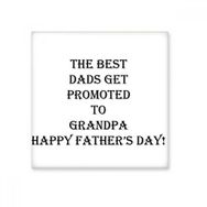 Dıythinker Dad Promoted To Grandpa Fathers Festival Alıntı Seramik Bisque Fayans 20x20 cm Seramik Karo