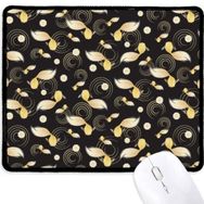 Dıythinker Dalgalanma Çiçekler Tekrar Japonya Kaymaz Mouse Pad