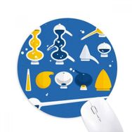 Dıythinker Damlalık Kauçuk Damlalık Kimya Baskılı Yuvarlak Kaymaz Kauçuk Mouse Pad