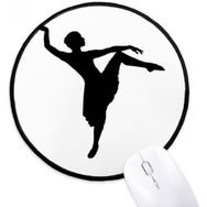Dıythinker Dans Dansçısı Performans Sanatı Spor Yuvarlak Kaymaz Mouse Pad