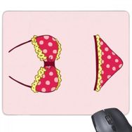Dıythinker Dantel Seksi Bikini Seti İllüstrasyon Desen Kaymaz Kauçuk Mouse Pad