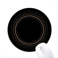 Dıythinker Desenli Geometri Baskılı Yuvarlak Şekilli Baskılı Yuvarlak Kaymaz Kauçuk Mouse Pad