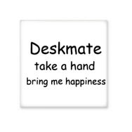 Dıythinker Deskmate Take a Hand Bring Me Happiness Season Seramik Bisque Fayans 10x10 cm Seramik Karo