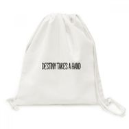 Dıythinker Destiny Bir El Alır Tuval İpli Sırt Çantası Seyahat Alışveriş Çantaları