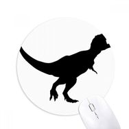 Dıythinker Dinozor Siyah Kemik Baskılı Yuvarlak Kaymaz Kauçuk Mouse Pad
